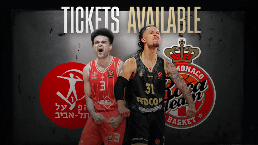 AS Monaco Basket 🆚 Hapoel Tel Aviv 🇮🇱 - Ticket available online !